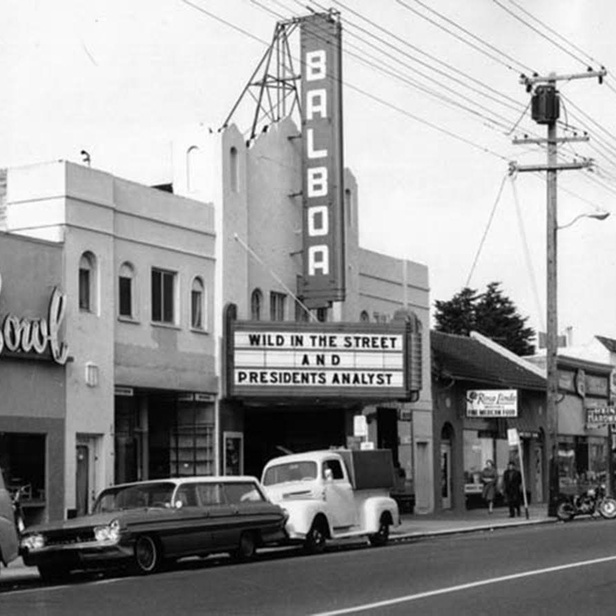 Entrance to The Balboa theater