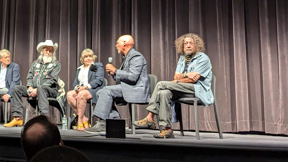 John Dugan, who plays Grandpa, crashed the Q&A. MoMA accommodated him with an extra chair.