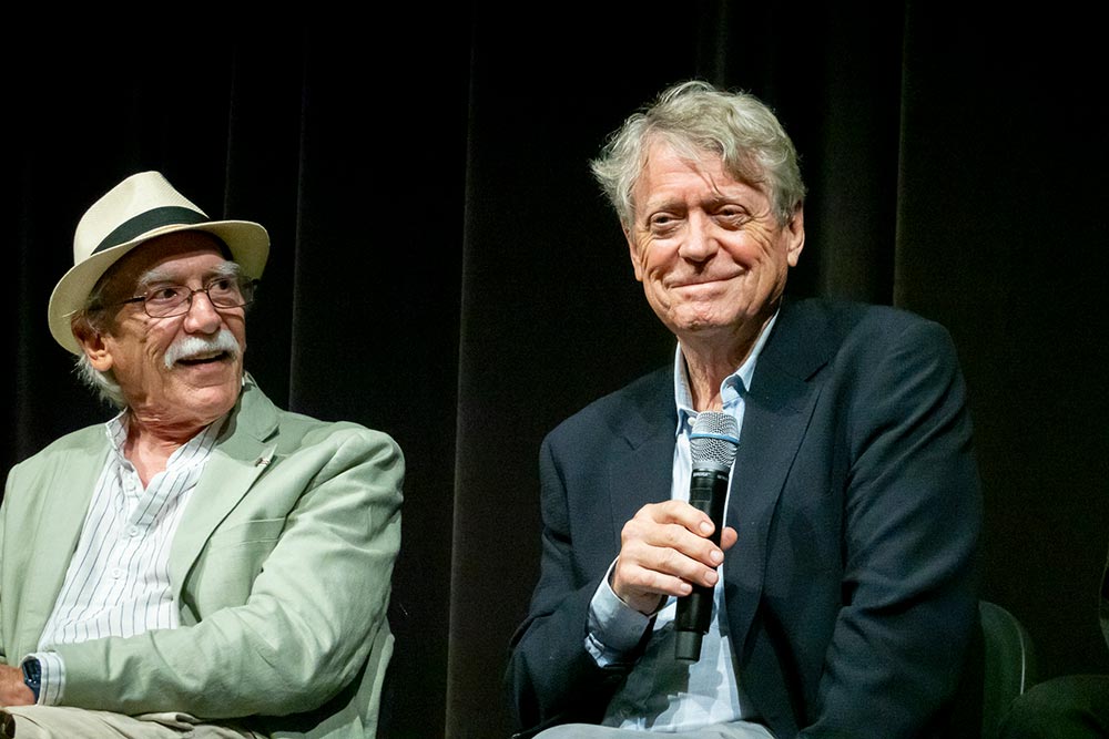 Writer Kim Henkel and unit production manager Ron Bozman, who went on to several Academy Award-winning collaborations with Jonathan Demme as producer