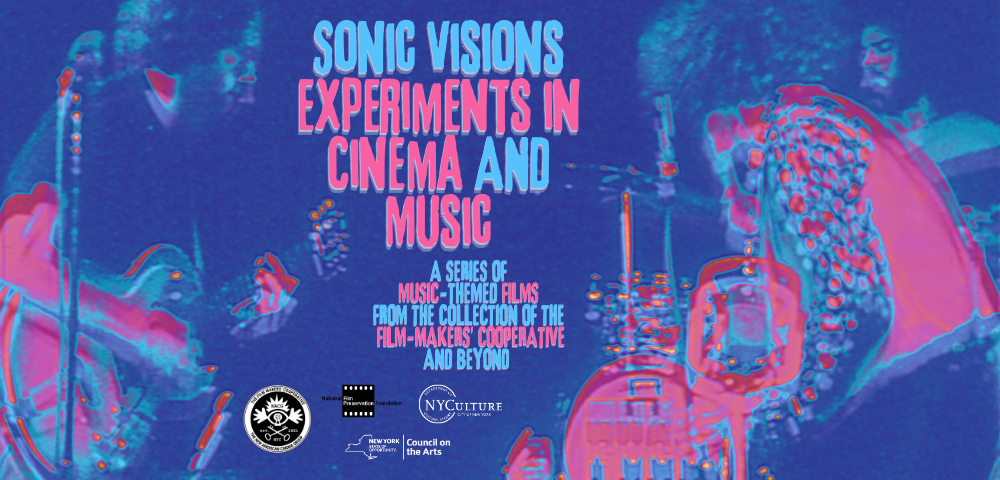 Series poster for "Sonic Visions: Experiments in Cinema and Music," by Matt McKinzie