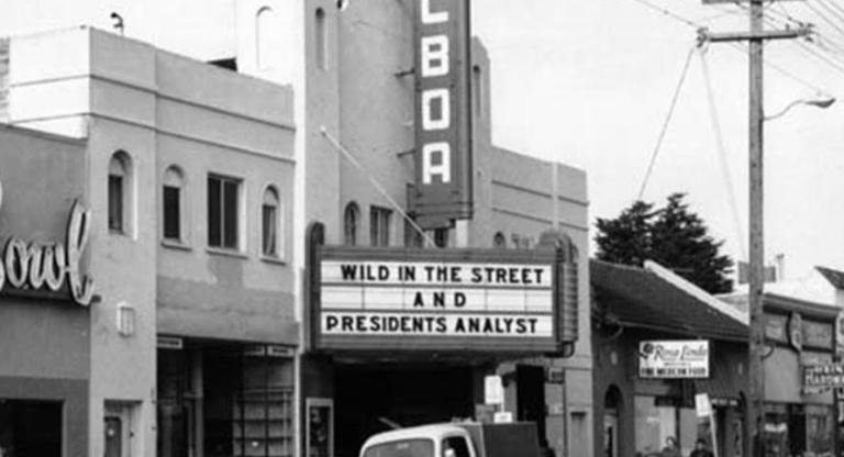 Entrance to The Balboa theater