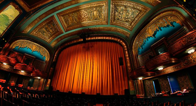 image of the curran theater seats and proscenium